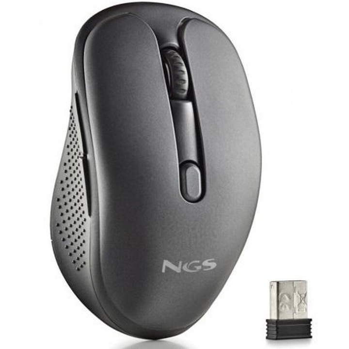 Mouse gaming, ORBER, Mouse cu fir, stralucire colorata, 2.4GHz, lungime cablu 1.2m, 1200DPI, negru
