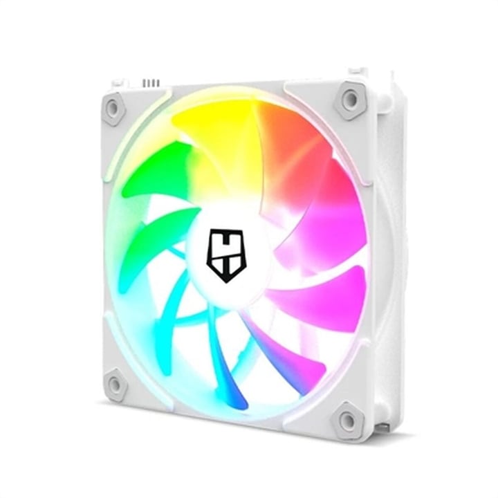 Nox Hummer Easy Link PC Ventilátor, Fehér, 12x12cm