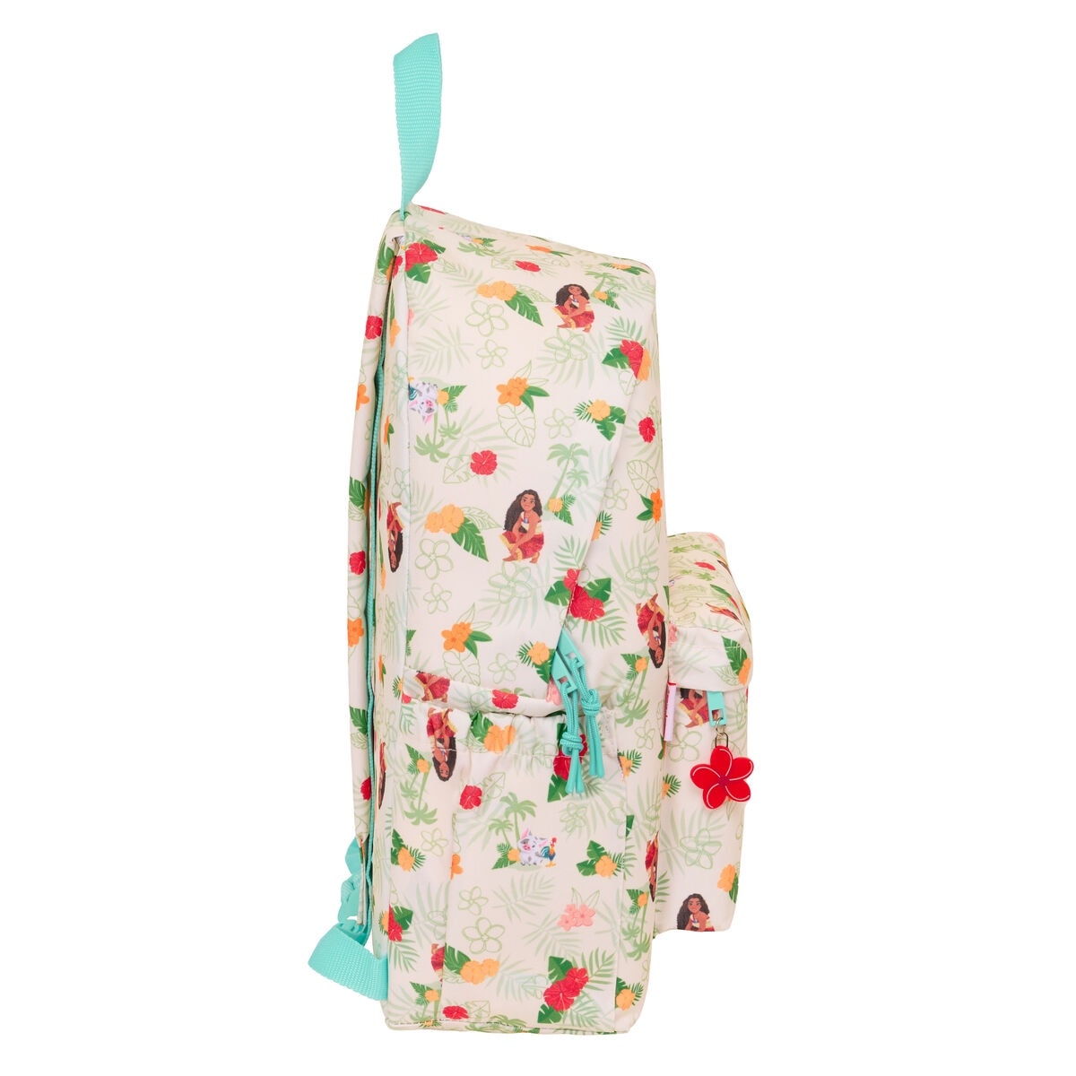 Ghiozdan laptop Vaiana, 31x43x13cm, pentru laptop 14.1", poliester, multicolor