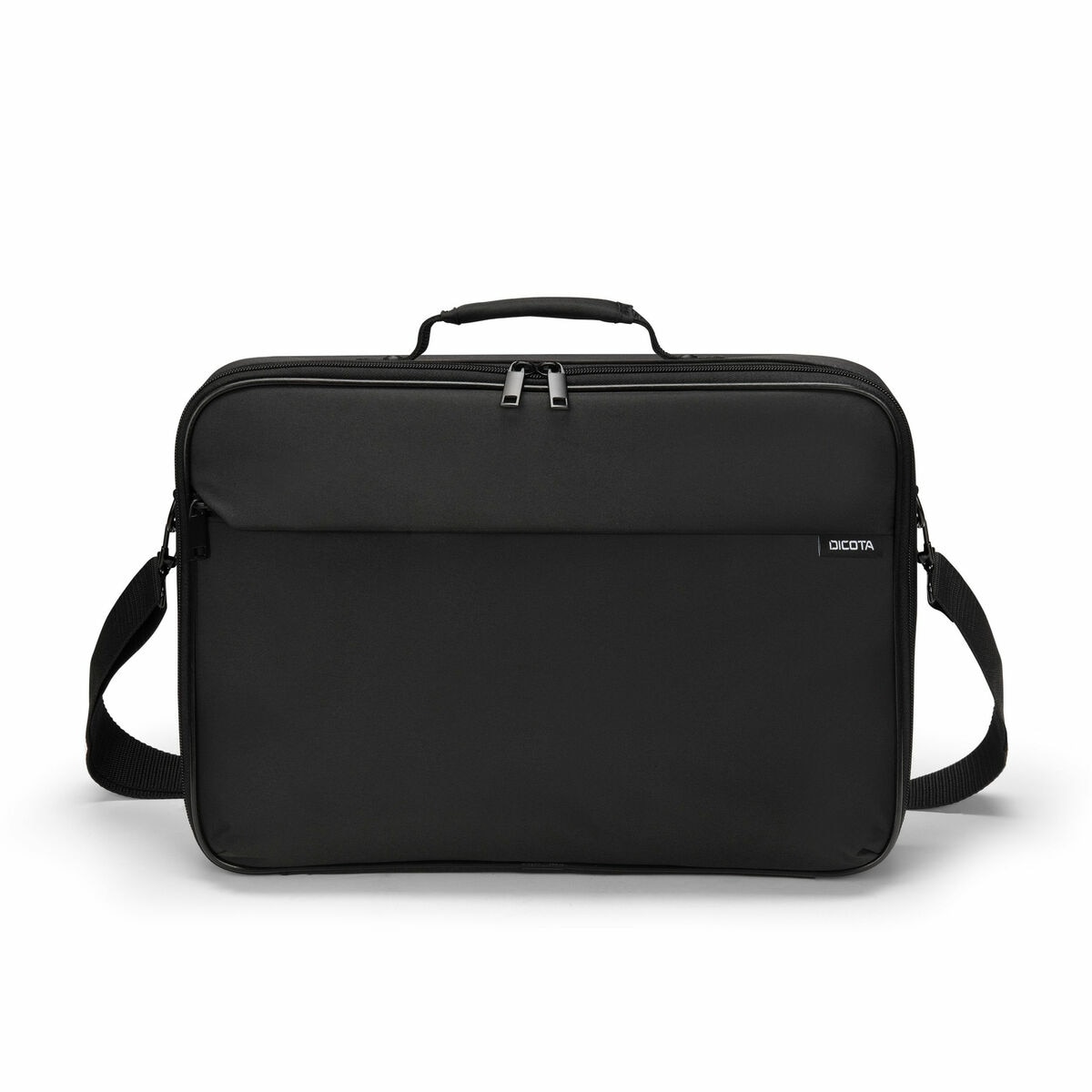 Geanta laptop Dicota, model D32088-RPET, neagra, 16", 40x28x5cm, cu buzunar exterior