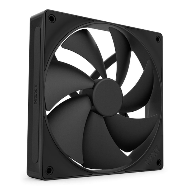 Ventilator PC NZXT F140P, negru, 14x14cm, 500-1700 rpm, 30 dB