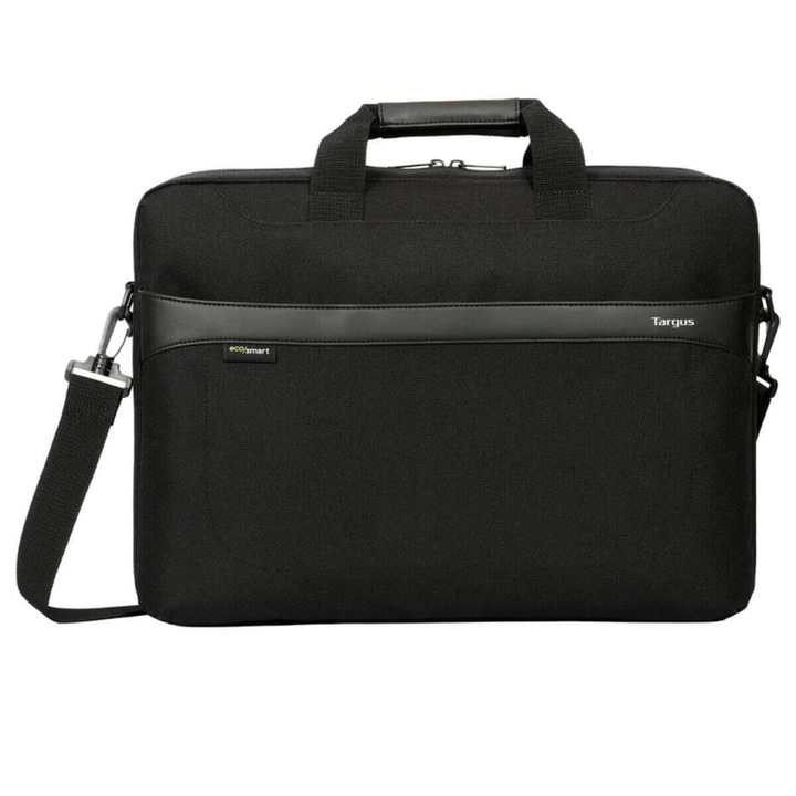 Rucsac pentru Laptop, Targus, TSS984GL, Negru, 16 inch, 1 compartiment, rezistent la apa, material reciclat, toarta de transport, bretea de umar reglabila, unisex