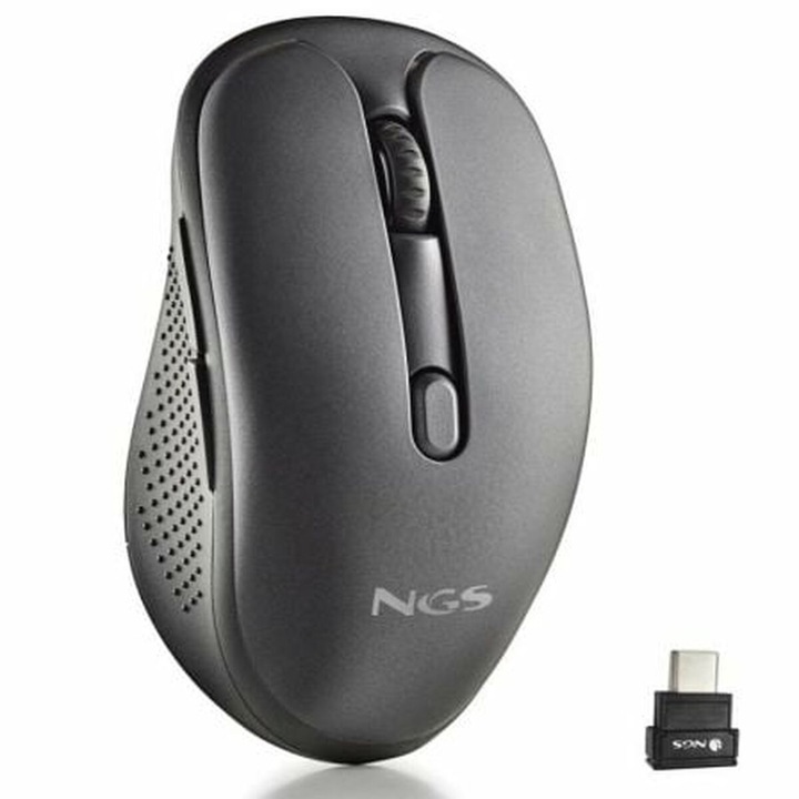 Mouse NGS EVOMIX, Bluetooth, negru, cu baterie reincarcabila