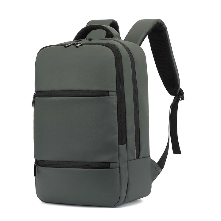 Rucsac laptop Celly, 15,6", 5 compartimente, gri, 45x30x15cm