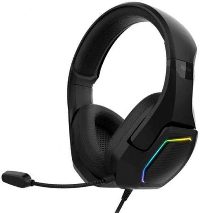 Krom PC Headset, NXKROMKOPA71BK, Bluetooth, вграден микрофон, черни