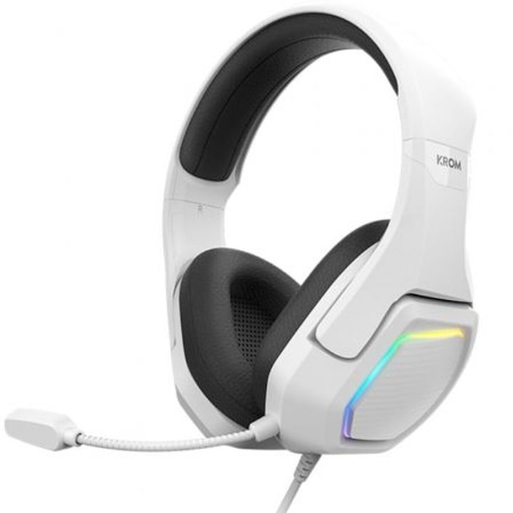 Casti PC Krom, NXKROMKOPA71BK, Bluetooth, microfon integrat, negru