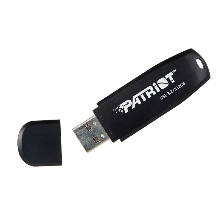 Patriot memória USB pendrive, 512 GB, fekete, USB 3.2, 80 MB/s