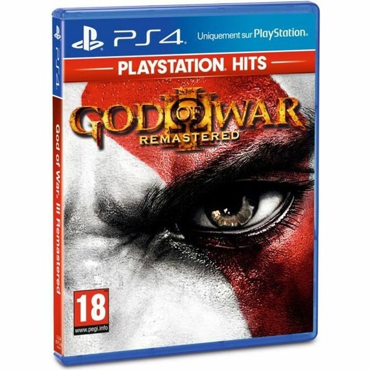PlayStation 4 видео игра, Santa Monica Studio, God of War 3 Remastered, екшън и приключения, PEGI 18