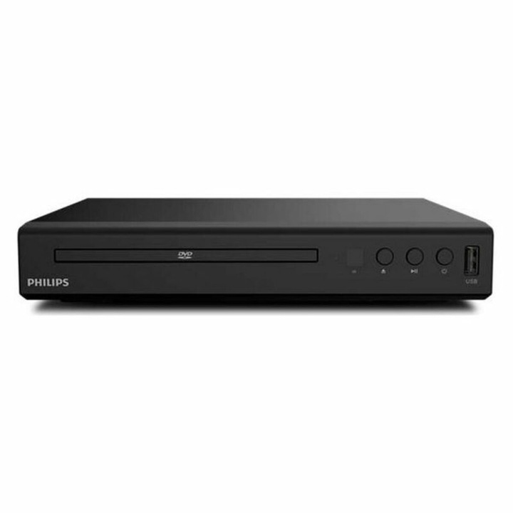 DVD плейър Philips TAEP200/16, черен, HDMI, 22.5x19.6x4.3cm