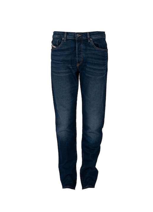 Blugi barbati Diesel, croiala regulata, bumbac/elastan, talie mijlocie, bleumarin, W29-L34 US