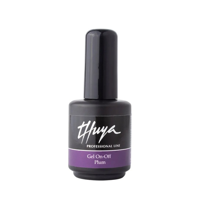 Oja cu gel, Thuya Professional GEL On-Off, PLUM, 14 mL