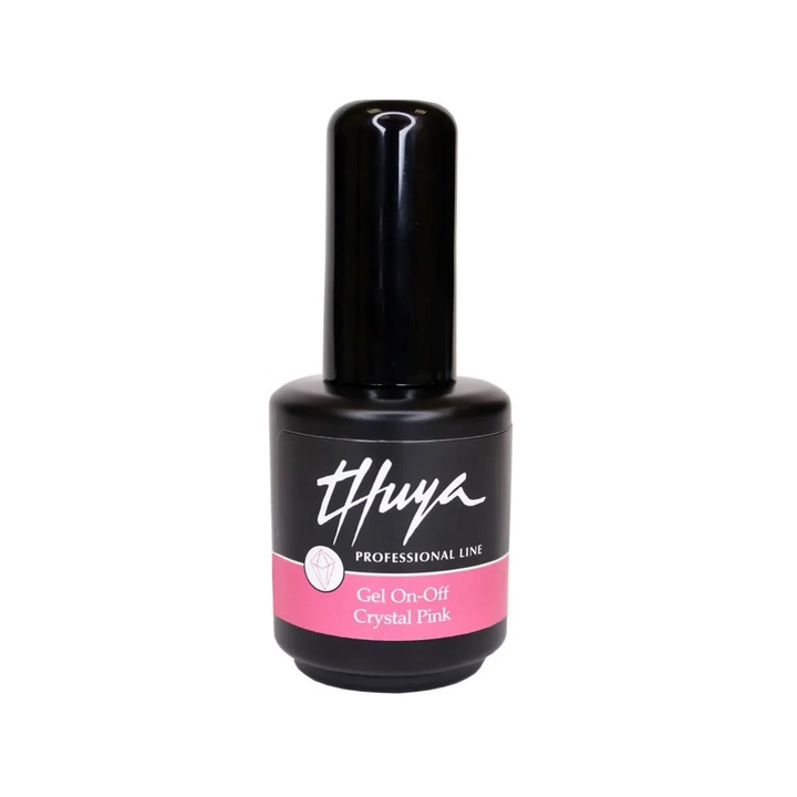 Oja cu gel, Thuya Professional GEL On-Off, CRYSTAL PINK, 14 mL