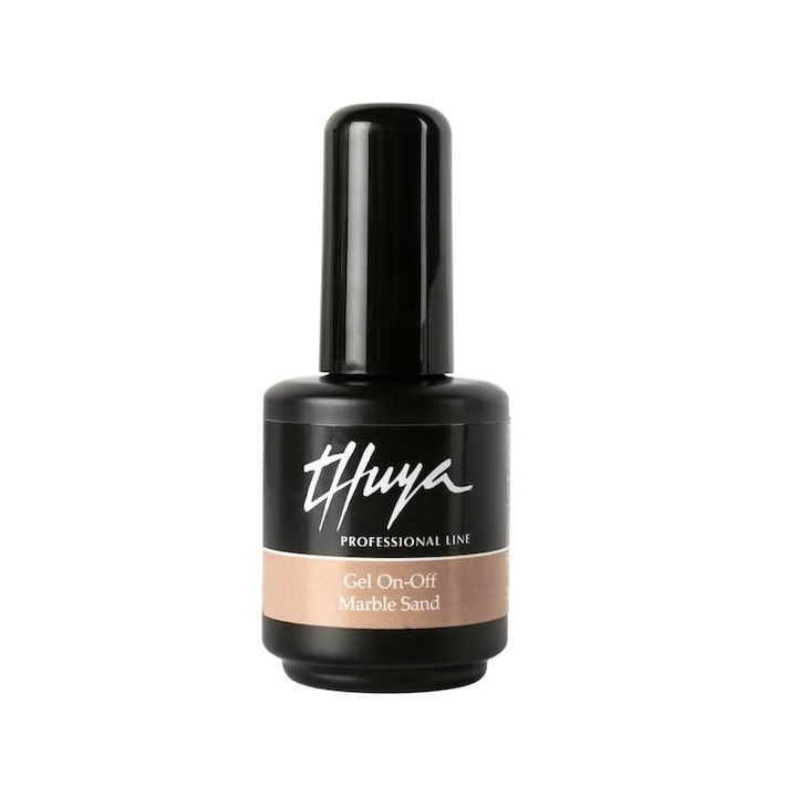 Oja cu gel, Thuya Professional GEL On-Off, MARMOR SAND, 14 mL