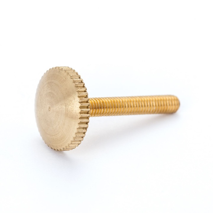 Csavar lámpaernyő rögzítéshez, M3x20mm, antik sárgaréz ORION