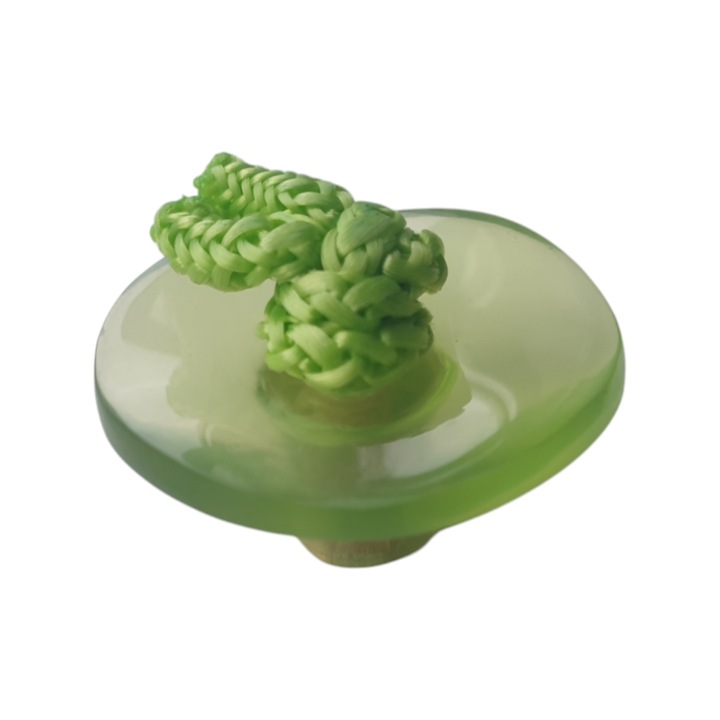 Gyermek szekrény fogantyú madzaggal, Metafranc, zöld