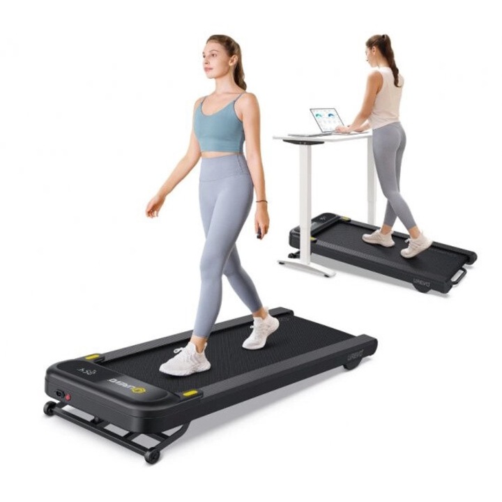 Бягаща пътека UREVO Spacewalk 3S AUTO Treadmill, Mаксимална скорост 6 км/ч, Максимално тегло на потребителя 120 кг, Черен