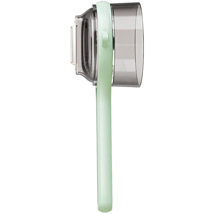 Cutit de curatat cu design pentru depozitare, verde, inox/plastic, pentru fructe si legume