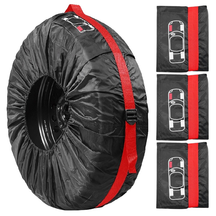 Set 4 huse Roti, Taipintee, 13-18 inch, 66x66cm, rezistente la apa si praf