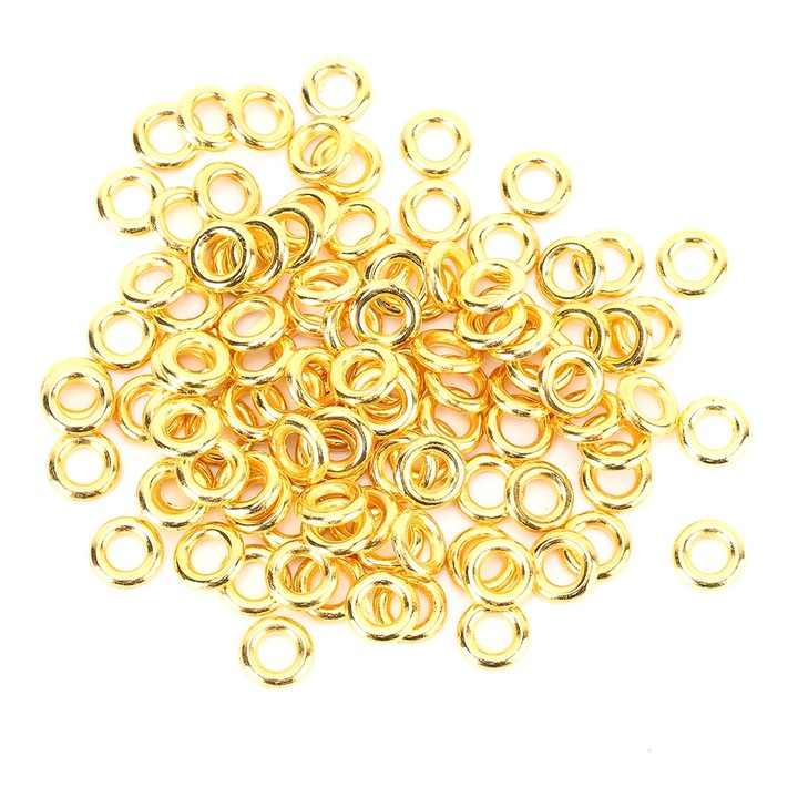 Комплект пръстени от сплав за изработка на бижута, Направи си сам, 8 мм, Enforose