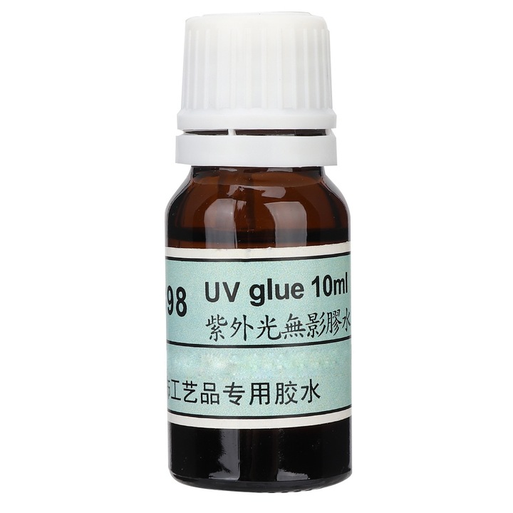 Lipici UV, Enforose, transparent, inodor, puternic, pentru repararea bijuteriilor DIY