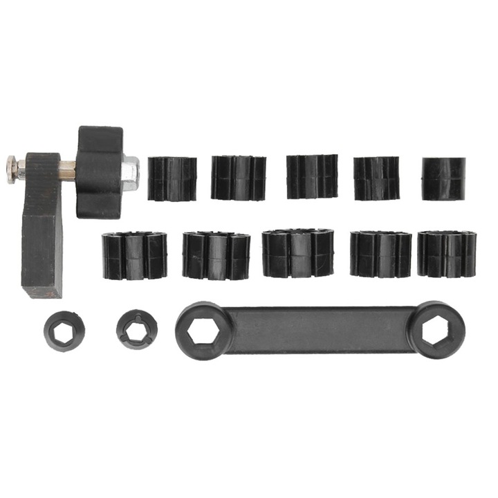 Set unelte pentru gravare bijuterii, Enforose, 12 mansoane, 9.9x6.5x6cm