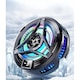 Cooler telefon EXCITAT®, Universal, Cu afisaj digital al temperaturii, Design de aspiratie magnetica, Cip de racire cu semiconductor, Racire rapida si zgomot redus, ABS/Aliaj de aluminiu, pentru jocuri pe telefon, streaming video, conducerea auto, Negru