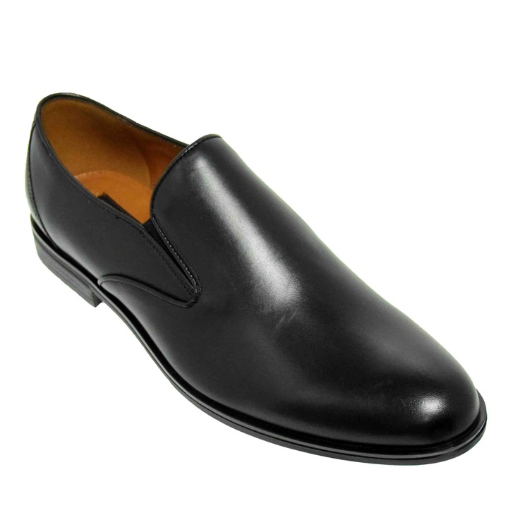 Pantofi Eleganti Barbati Conhpol Co9 - Negru, Negru
