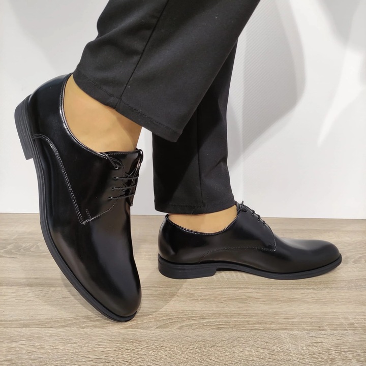 Pantofi Eleganti Barbati Conhpol 8482-0017 Negri Florantic - Negru, Negru