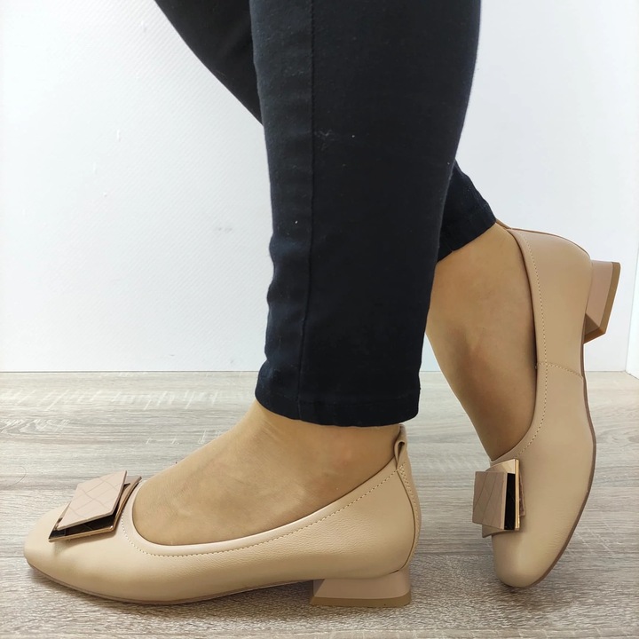 Pantofi Eleganti Dama Pass 20003C B2-N Bej - Bej, Bej