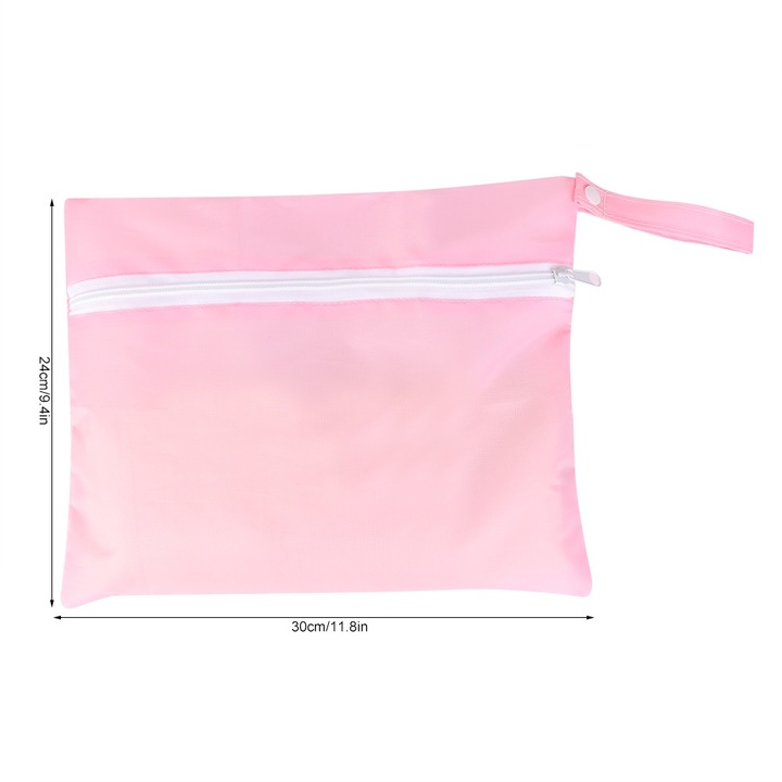 Jormftte 5 részes vízálló rózsaszín babaruha tároló hátizsák szett, 30x24cm