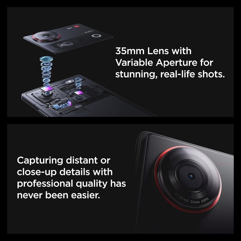 Telefon Mobil ZTE Nubia Z70 Ultra, 5G, Dual SIM, Procesor Snapdragon 8 Elite Octa-Core, Ecran AMOLED 6.85", 12GB RAM, 256GB Flash, Camera Tripla, Wi-Fi, Android, Negru