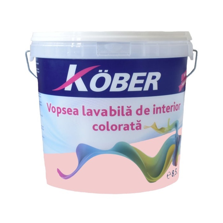 Интериорна миеща се боя, Kober, розов кварц V8320, 8,5 л