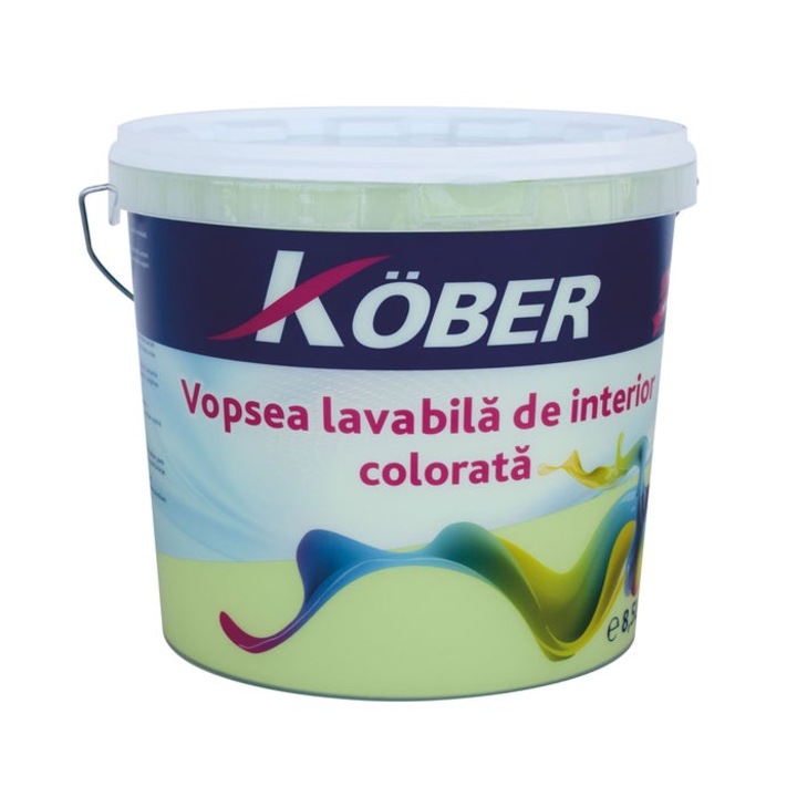 Belső mosható festék, Kober, almazöld V8355, 8,5 L