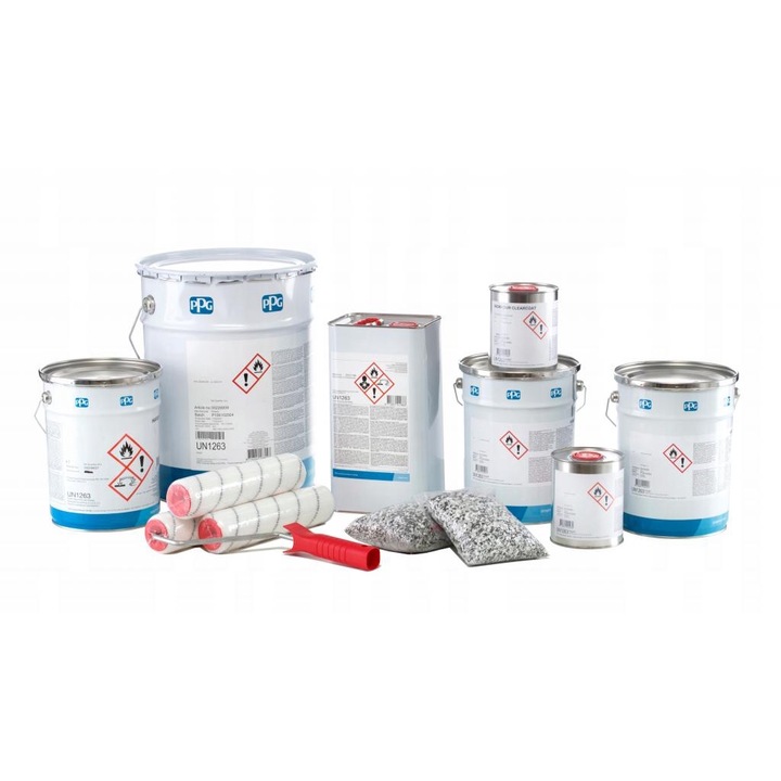 Rasina poliuretanica, Set, 18 l, Incolor, Suprafata de lucru: beton, Acoperire: 60 m², Rezistenta la conditii meteorologice, Uscare rapida, Extern, Grunduire, Ncs s1020-y20r