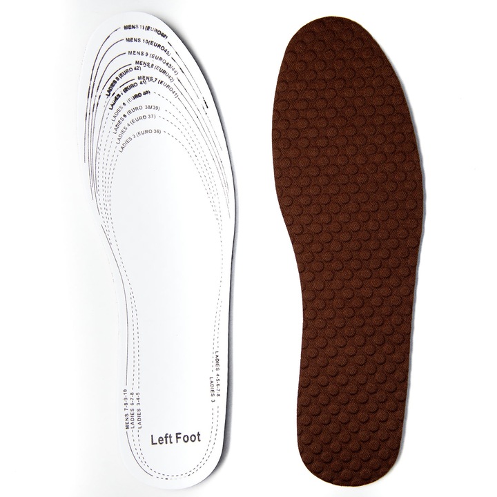 Branturi tip talpici din spuma, antisoc, marime ajustabila 35-45, maro inchis