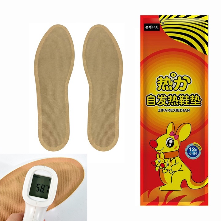 Talpi incalzite, huse pentru picioare, incalzire de 8 ore, marimi europene 36-41