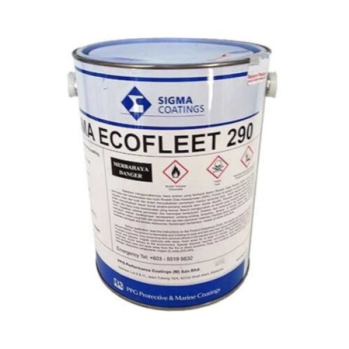 Szett Dekoratív festék, PPG Sigma Coatings, fémhez, 20 l, piros