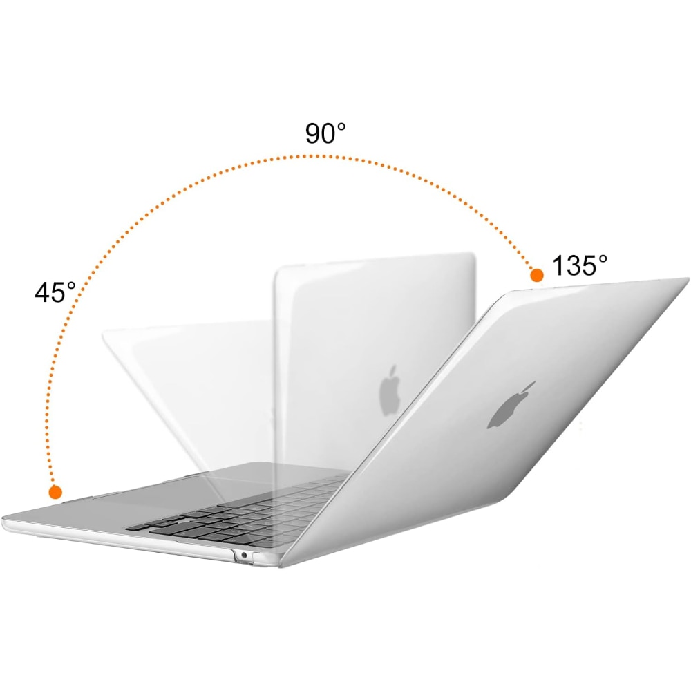 Carcasa Hard Shell pentru MacBook Pro 16 (2021/2022/2023/2024) M Series (M4/M3/M2/M1 Pro Max) (A3403/A3186/A2991/A2780/A2485), Husa & Protectie MacBook，Transparent