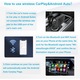 Безжичен адаптер CarPlay & Android Auto 2-in-1, Wurdan, Съвместим с Apple iOS 10+ и Android 11+, Автоматична връзка, 5GHz WiFi, Bluetooth връзка, Стабилно предаване, Гласов контрол, 5GHz WiFi, Лесна настройка Plug-and-Play, Черен