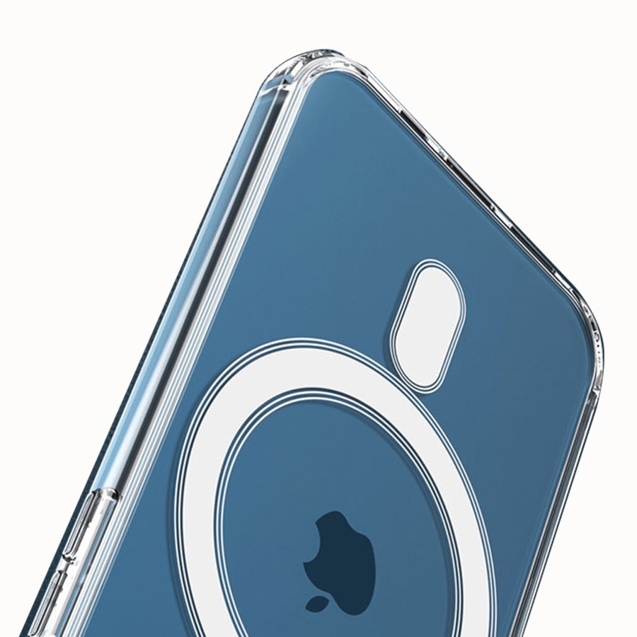 Husa de Protectie, MagSafe, Compatibila cu Apple iPhone 16, Anticadere, Anti-coliziune pe patru laturi si absorbtie a socurilor, transparent