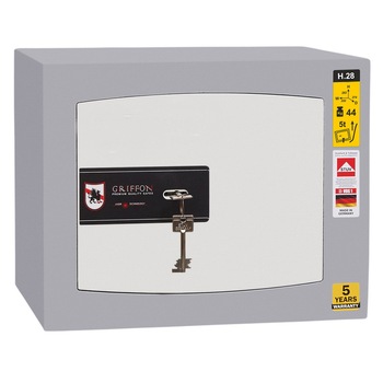 Seif certificat SR EN 1143-1 Clasa 1, Planet Safe H.28.K, Inchidere cu cheie, 282 x 350 x 274 mm Seif certificat SR EN 1143-1 Clasa 1, Planet Safe H.28.K, Inchidere cu cheie, 282 x 350 x 274 mm