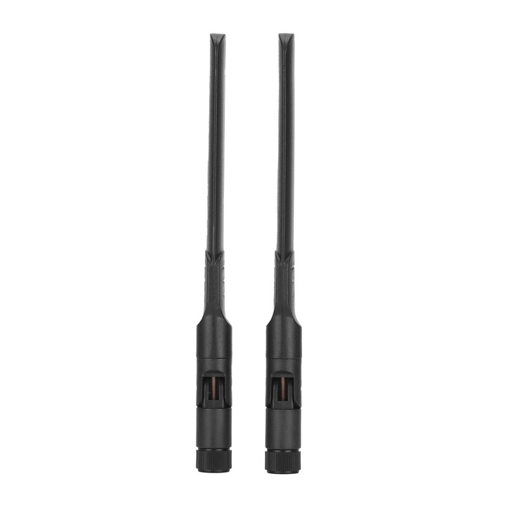 Antena WiFi Bizaical, set 2 buc, 8dBi, omnidirectionala, neagra, SMA