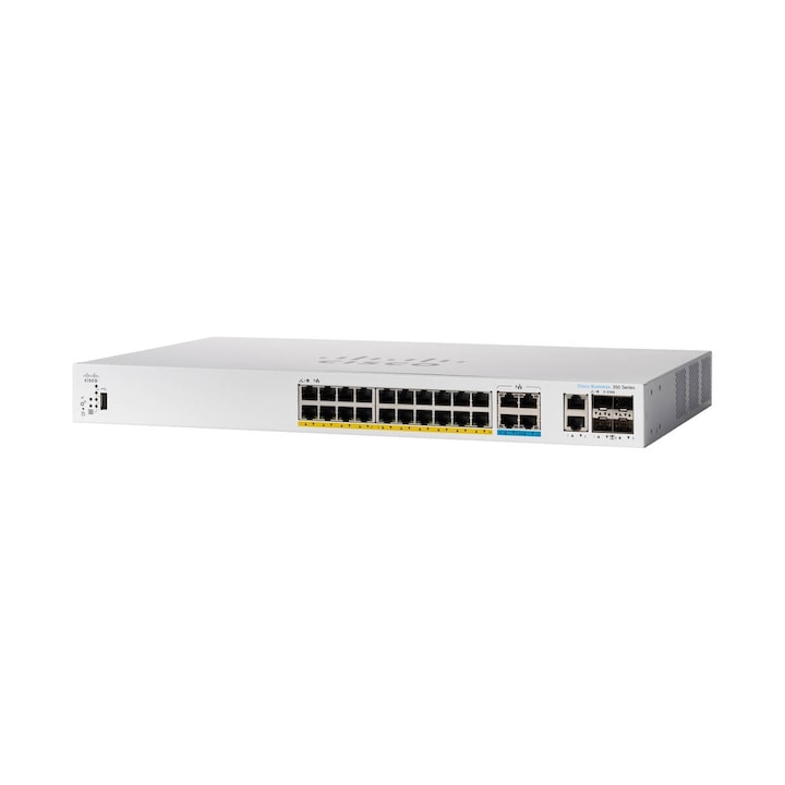 Kapcsoló Cisco Catalyst 1300 8 portos 2.5GE/16 portos GE POE 4X10G SFP+ fehér