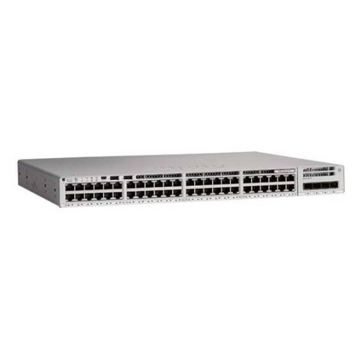 Switch Cisco Catalyst 9200 48 portos csak adatforgalom Network Essentials szürke