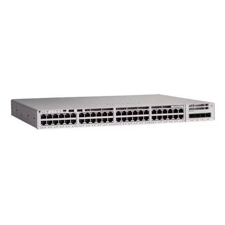 Switch Cisco Catalyst 9200 48 portos részleges/poe+ Network Essentials szürke