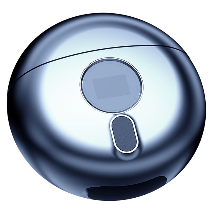 Електрическа самобръсначка, Longziming, преносима, дълготрайна батерия, водоустойчив дизайн, тъмносива