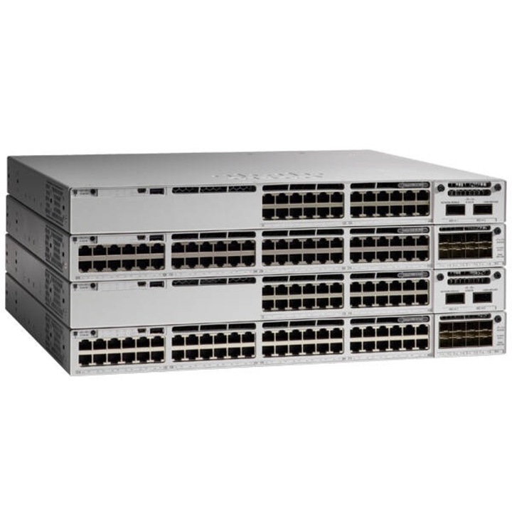 Kapcsoló Cisco Catalyst 9300 48 portos MGIG/UPOE+ Network Advantage szürke