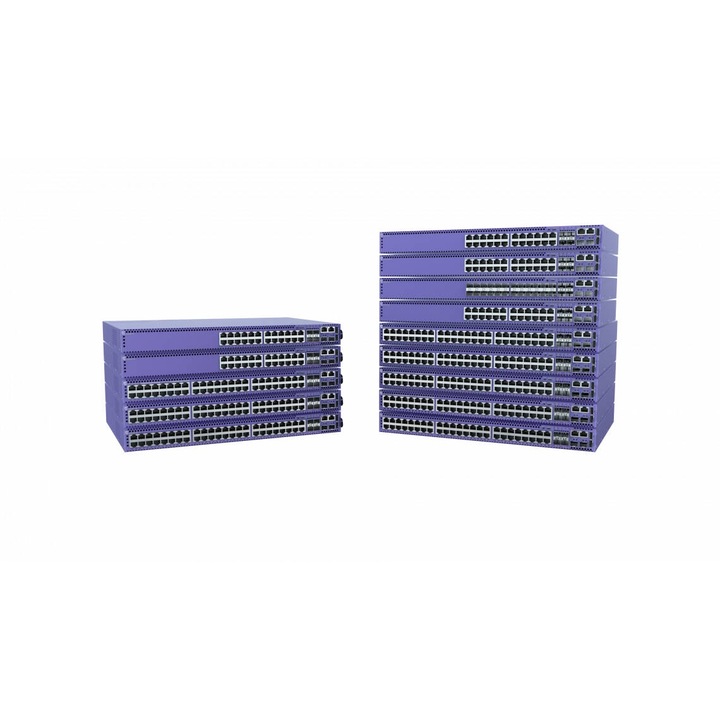 Switch Extreme Networks 5420F 24/10/100/1000BASET FDX/HDX POE+ 2 lila
