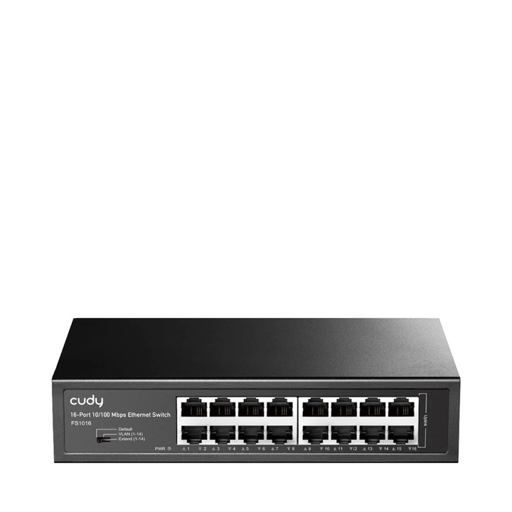Switch Cudy FS1016, 16-Port 10/100Mbps, Metal Switch