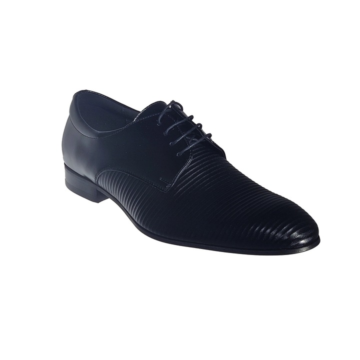 Pantofi Eleganti Barbati Conhpol/6375-0017 - Negru, Negru